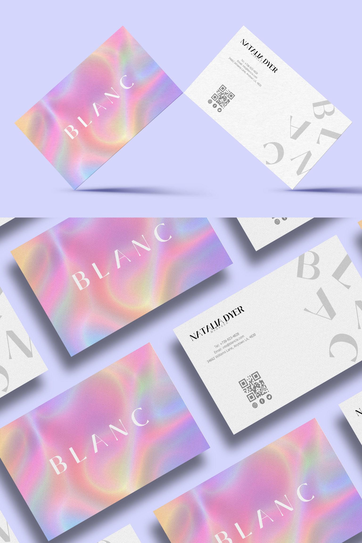 You will get an outstanding modern unique business card design using canva for  on Upwork