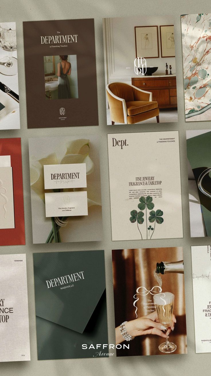 Luxury Branding Design from a Premade Brand Kit