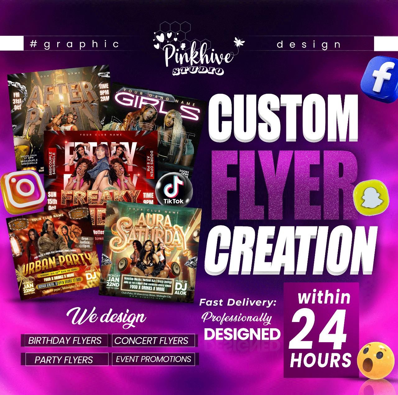 Conception de flyers personnalisés Modèle de flyers sur toile pour toutes les occasions Graphismes de flyers personnalisés pour votre entreprise