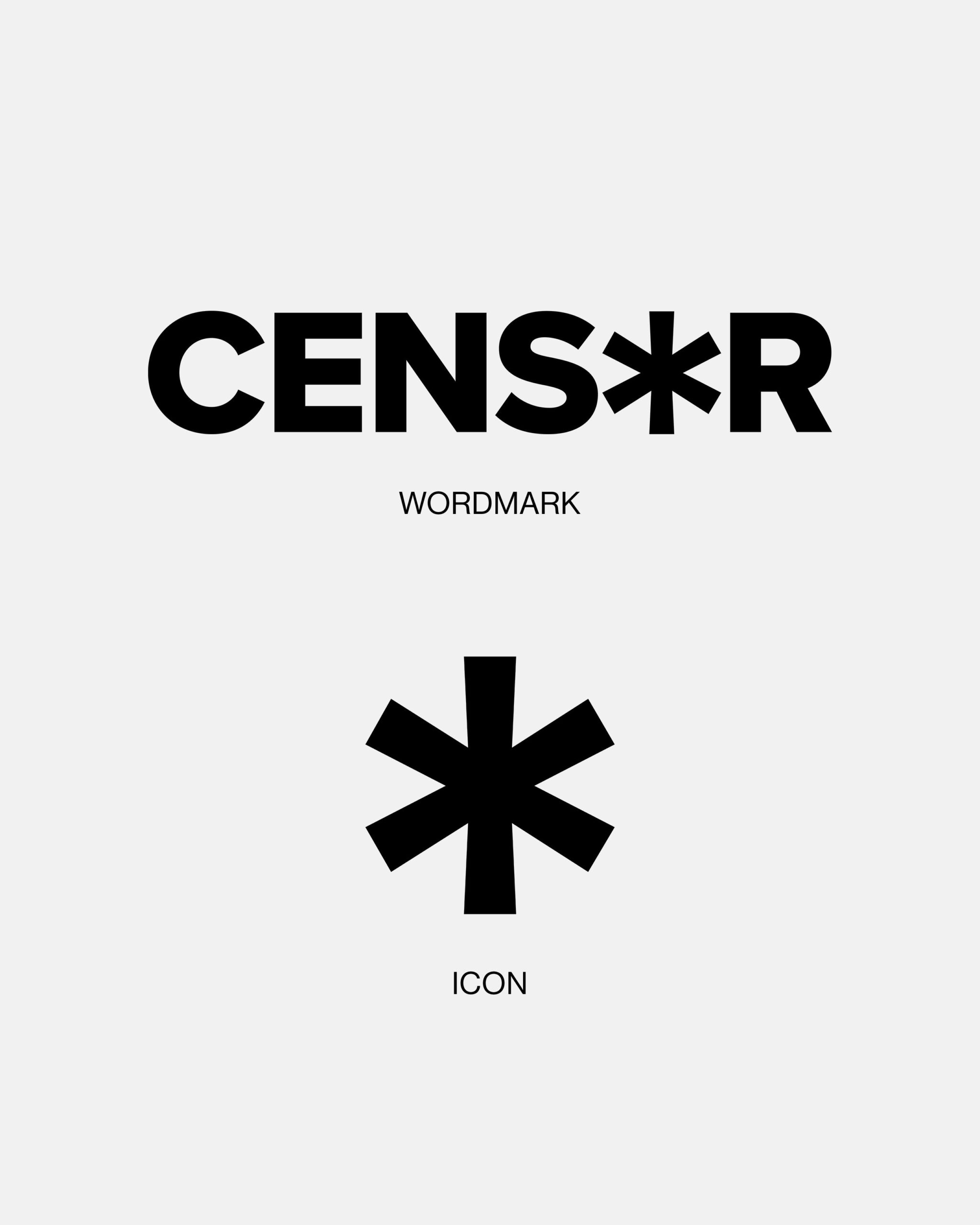 Censor Brand Identity – Logo Variations