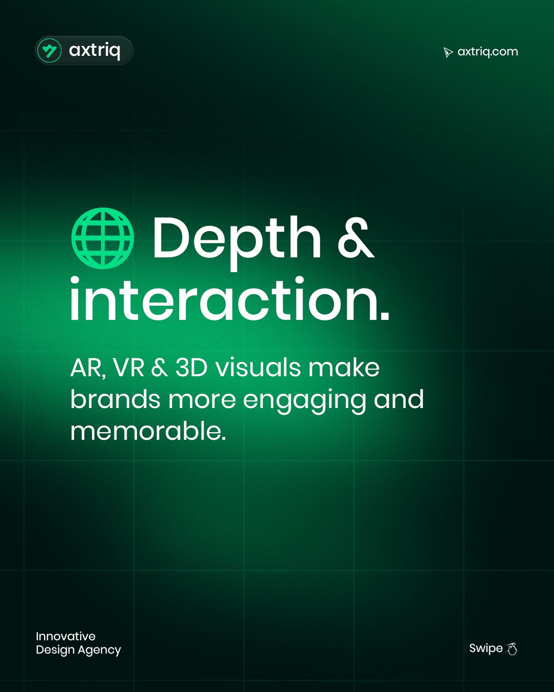 3D & Immersive Experiences – Future-Ready Brand Design