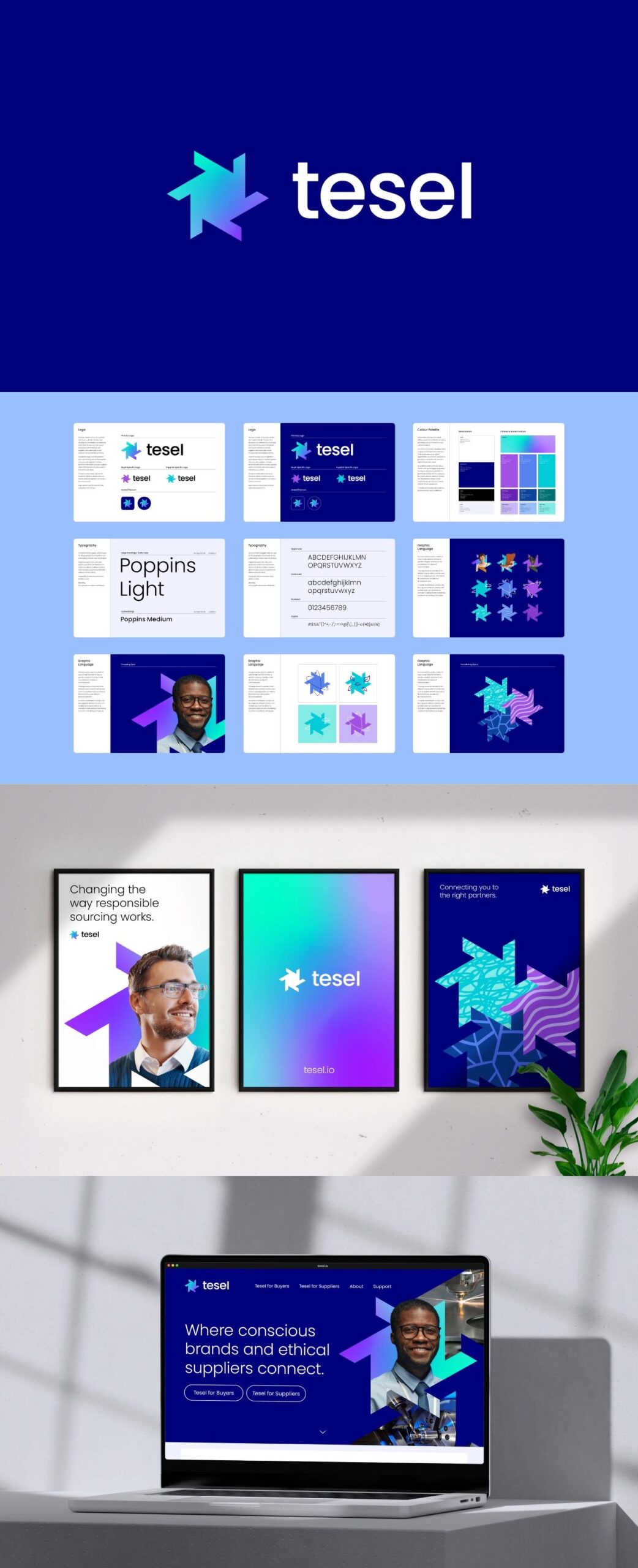 Deuce Studio Creates Brand Identity for ESG Matchmakers Tesel