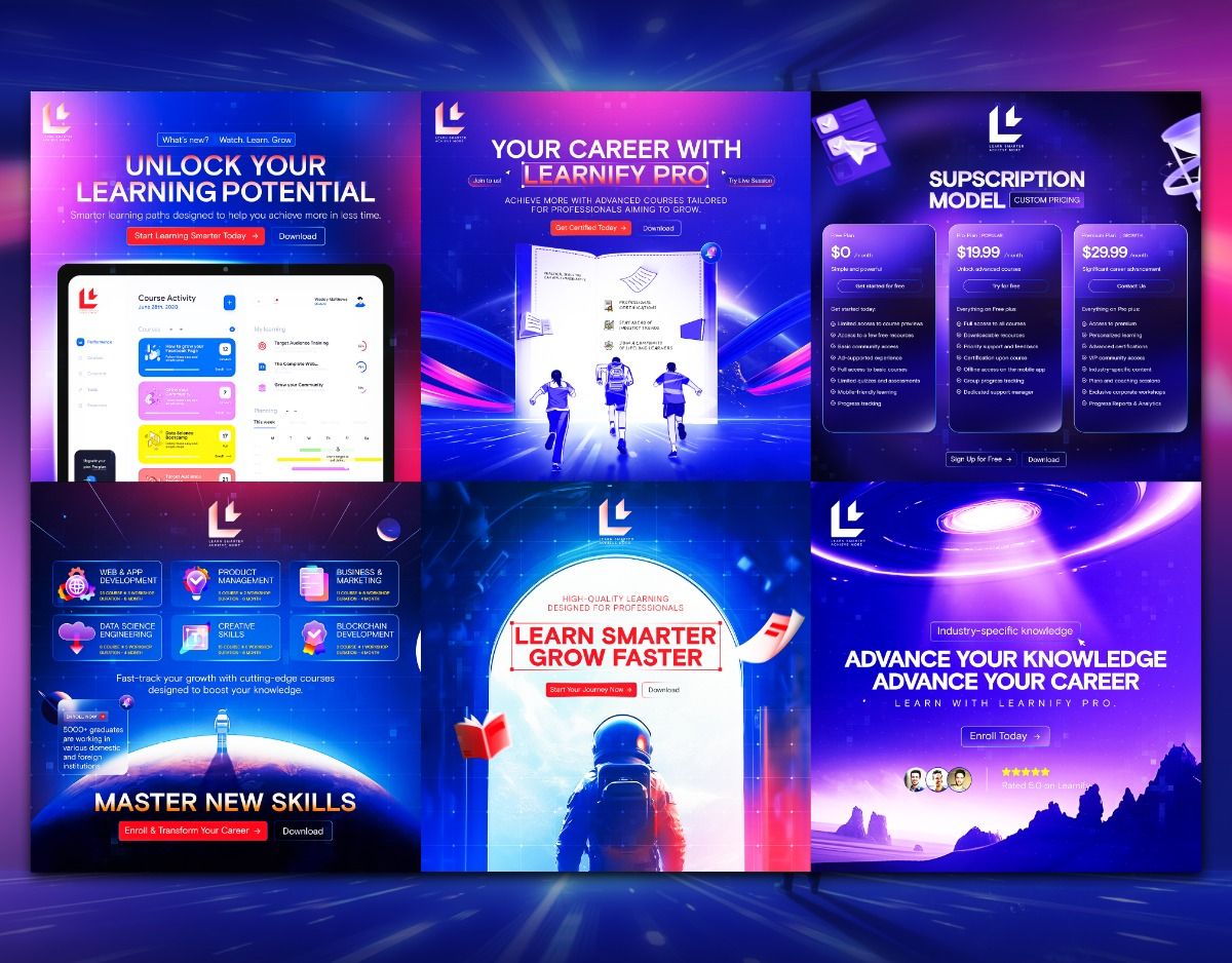 Social Media Design, Education Poster ideas, Edtech Edtech Company, design grafico