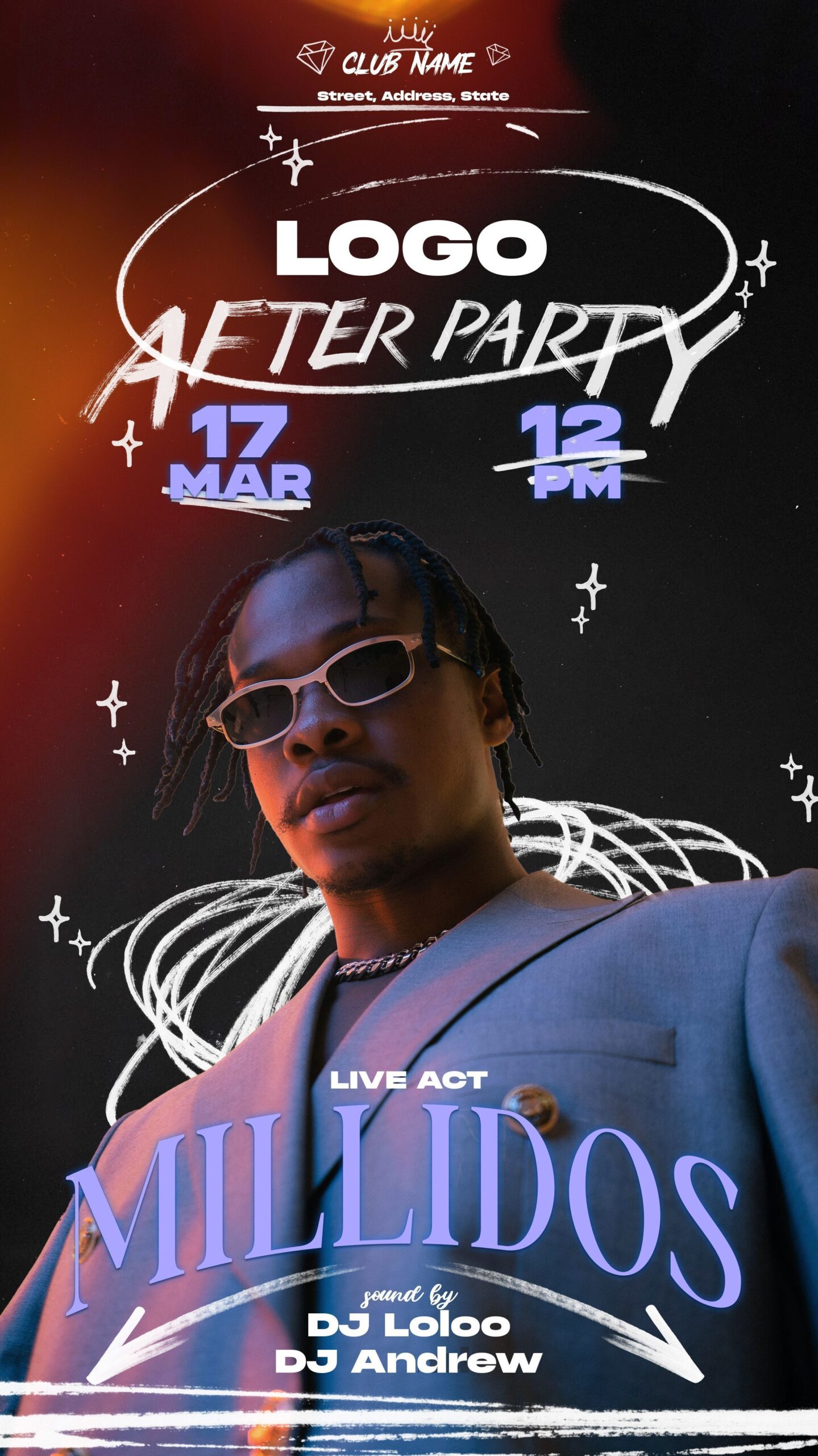 Club Flyer Template #templates #zicxi