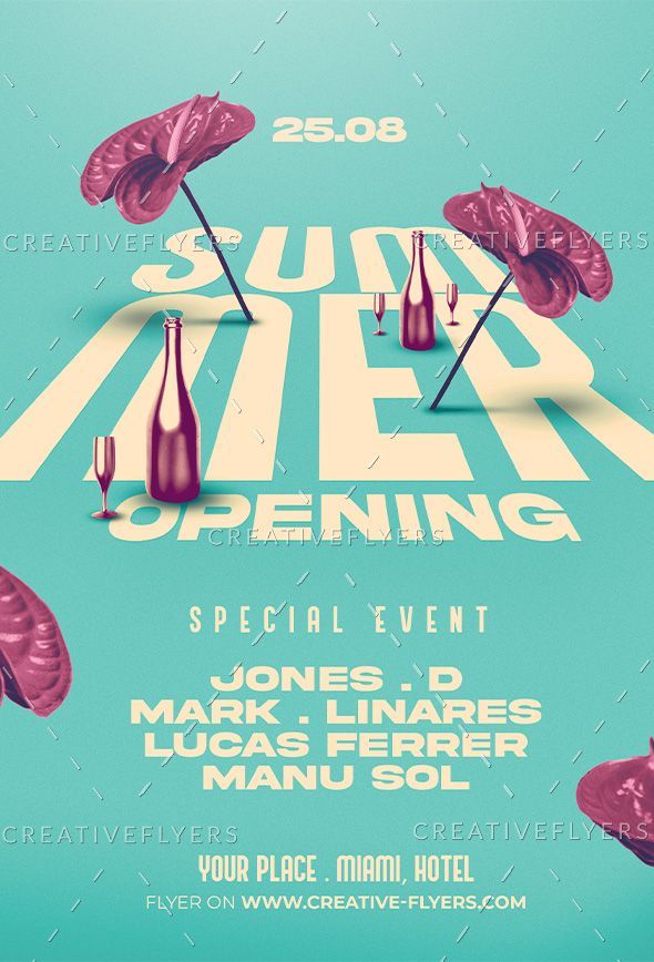 Minimalist Summer Flyer (PSD)