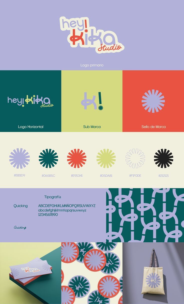 youthful fun groovy cheerful trendy colorful digital studio branding design identity