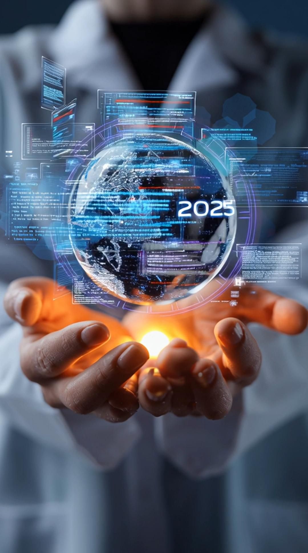 AI ART MOTION – A PERSON Holding a Glowing Orb