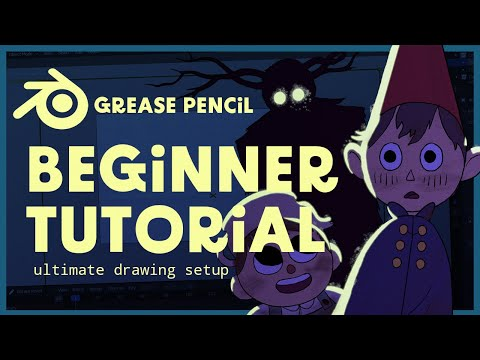Blender Grease Pencil Beginner Tutorial – The easiest drawing setup