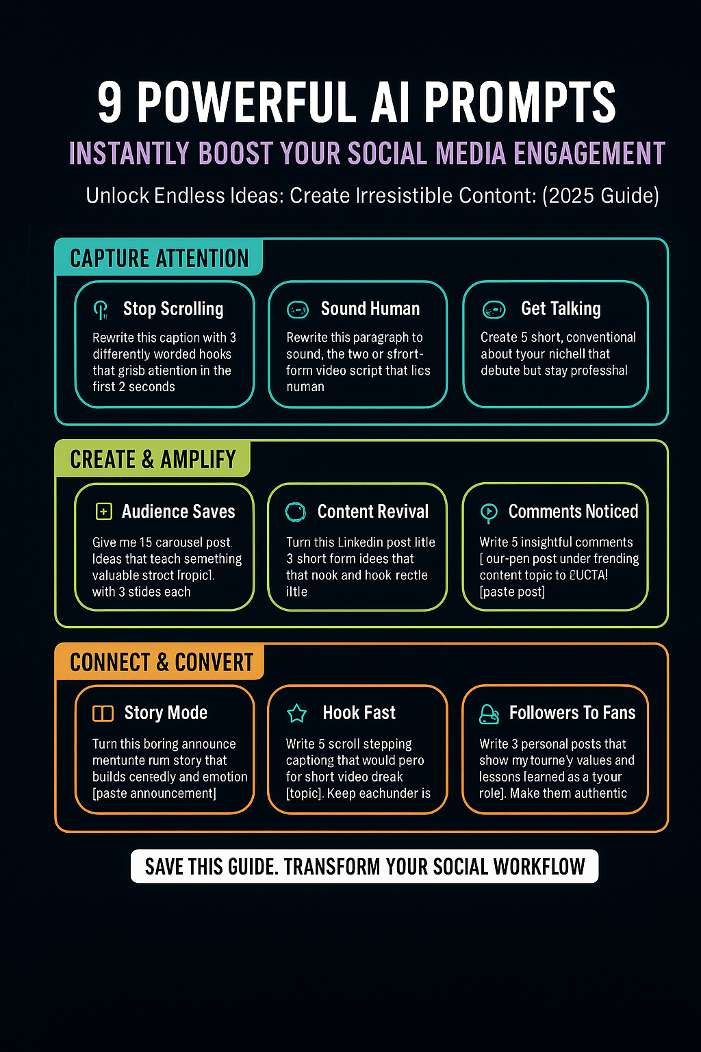 Social Media Engagement Hacks: 9 AI Prompts to Instantly Boost Your Content!