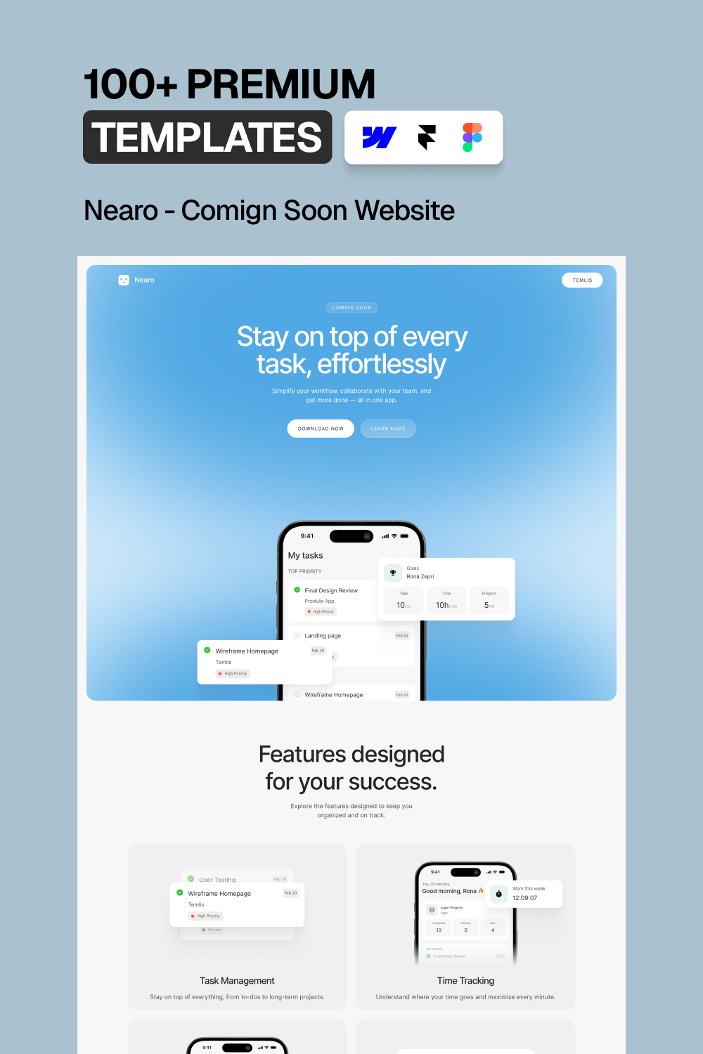 Nearo – Home Page Design Inspiration | Website template | design