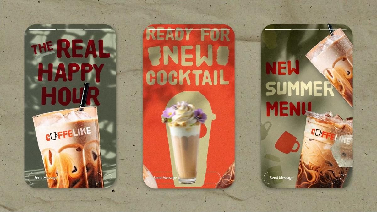 Motion Graphics – Social media CoffeeShop