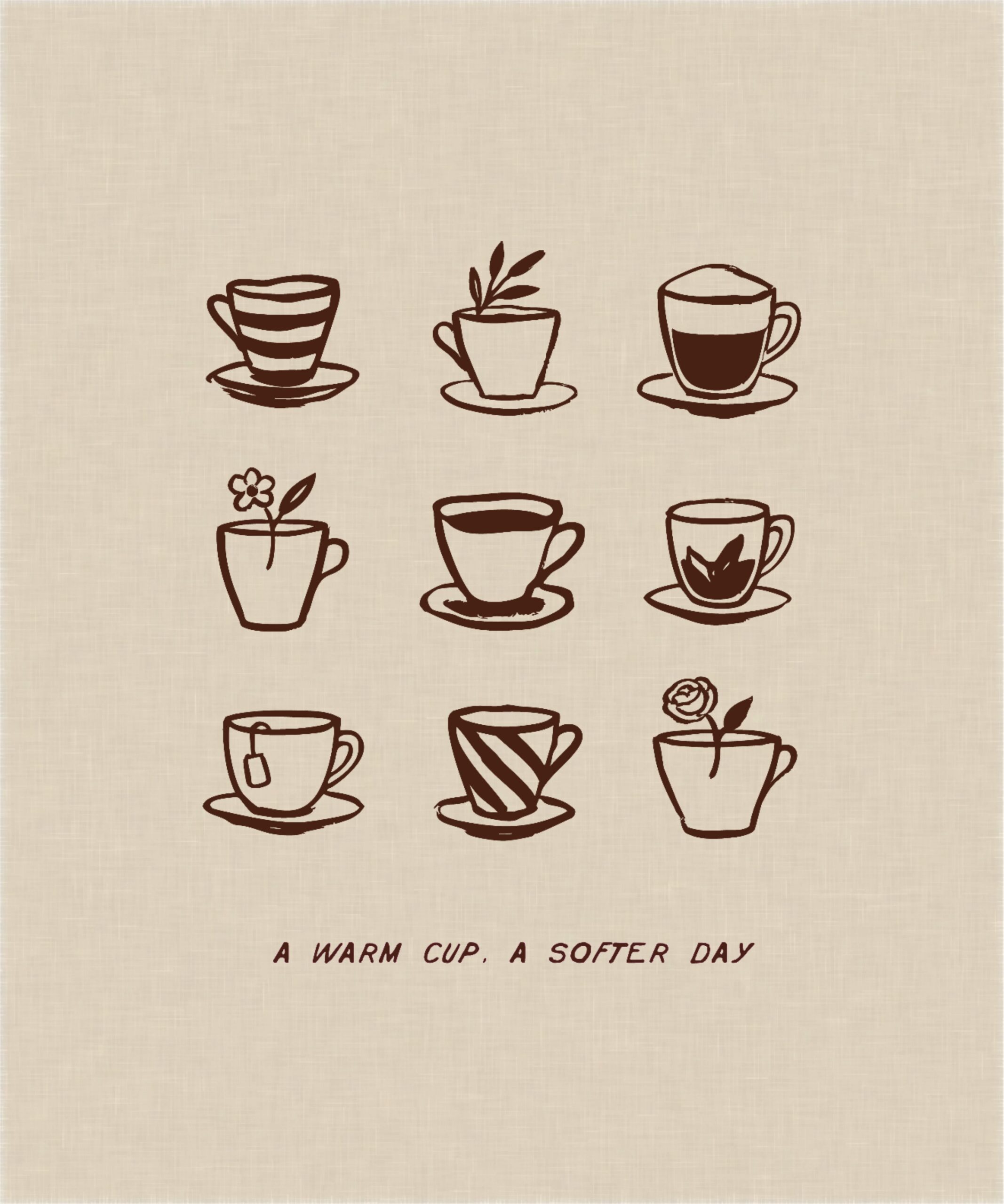 Line Art Drinks Illustrations  •  Coffee, Tea, Wine, Cocktails, Bubble Tea, Smoothy, Protein Shakes