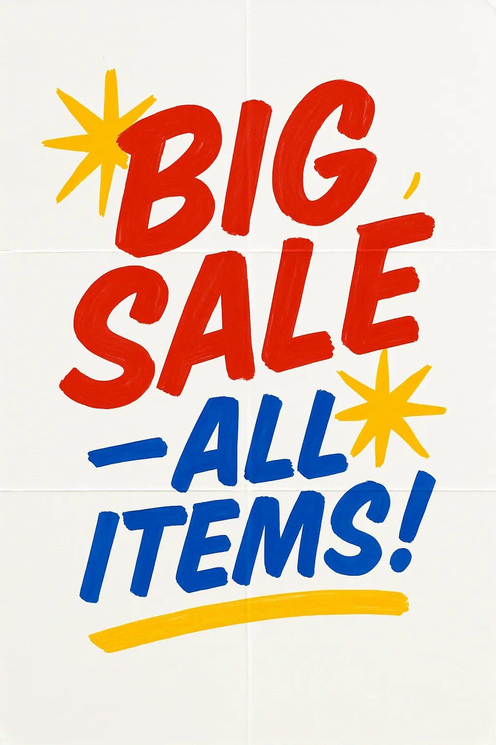 Hand-Lettered Bold Retro Poster Text