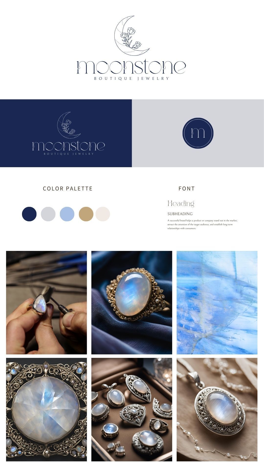 Artistic & Handmade Branding Kit for Jewelry Brands 💎🎨
