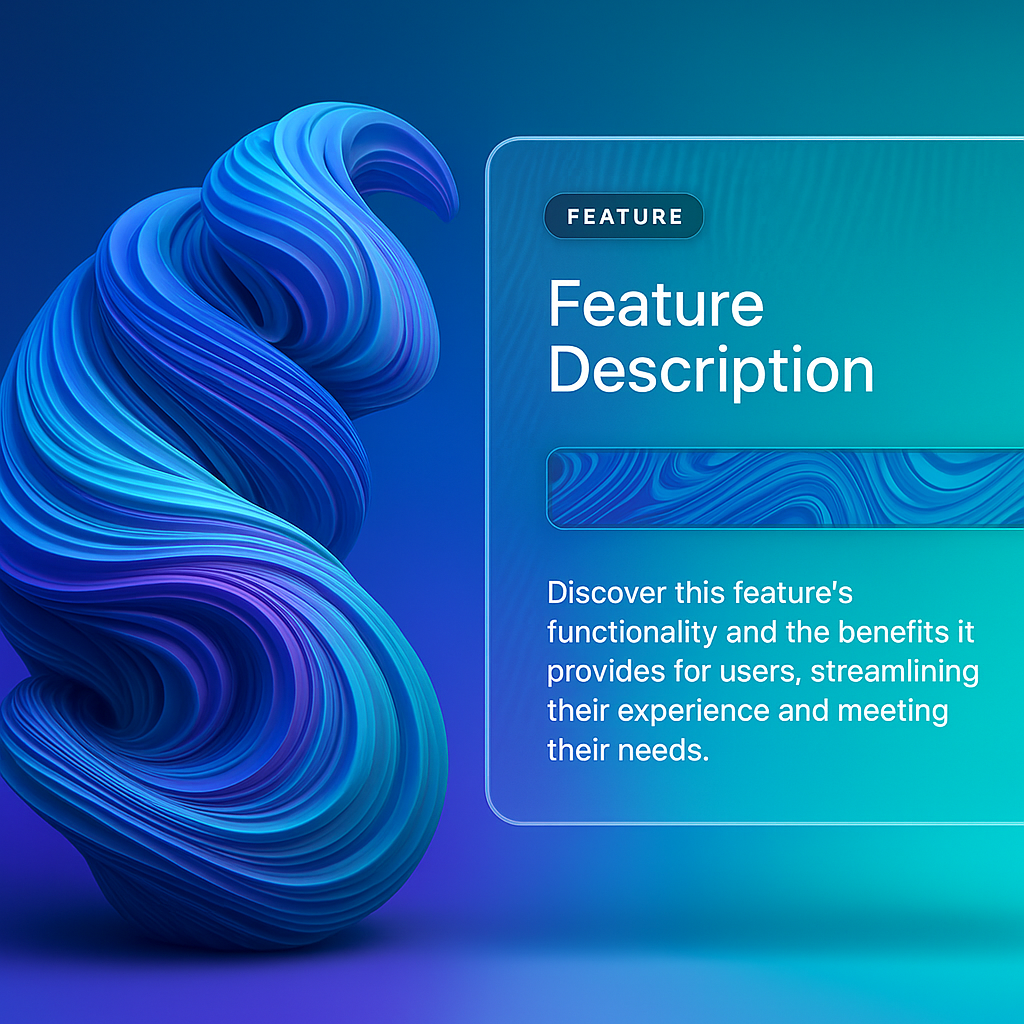 Harmonious Swirling Patterns on Gradient Background