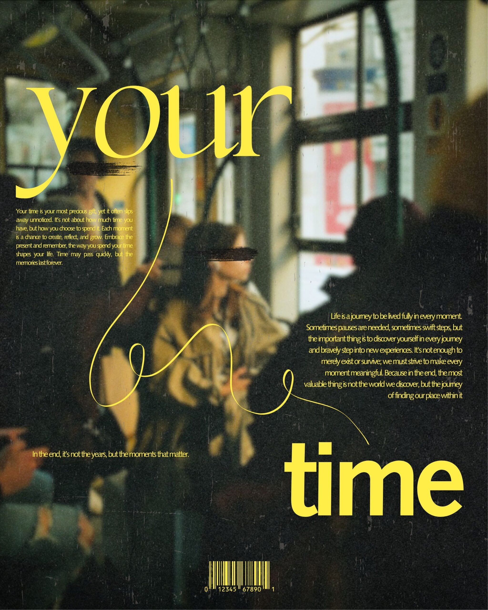 Your Time ⭐ | Graphic Design | Retro Style | Poster Design | Graphic poster, Graph…