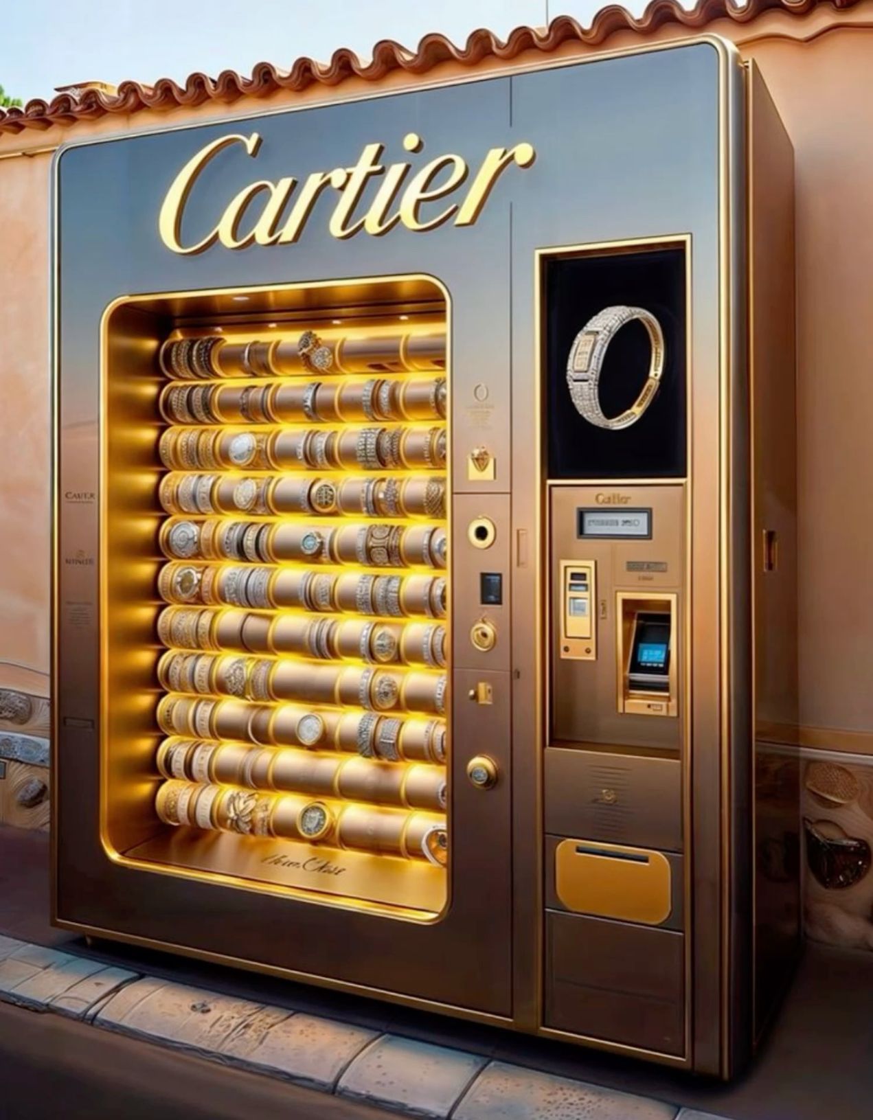 Cartier Vending Machine by Giulia Julien Gosselet (2024)