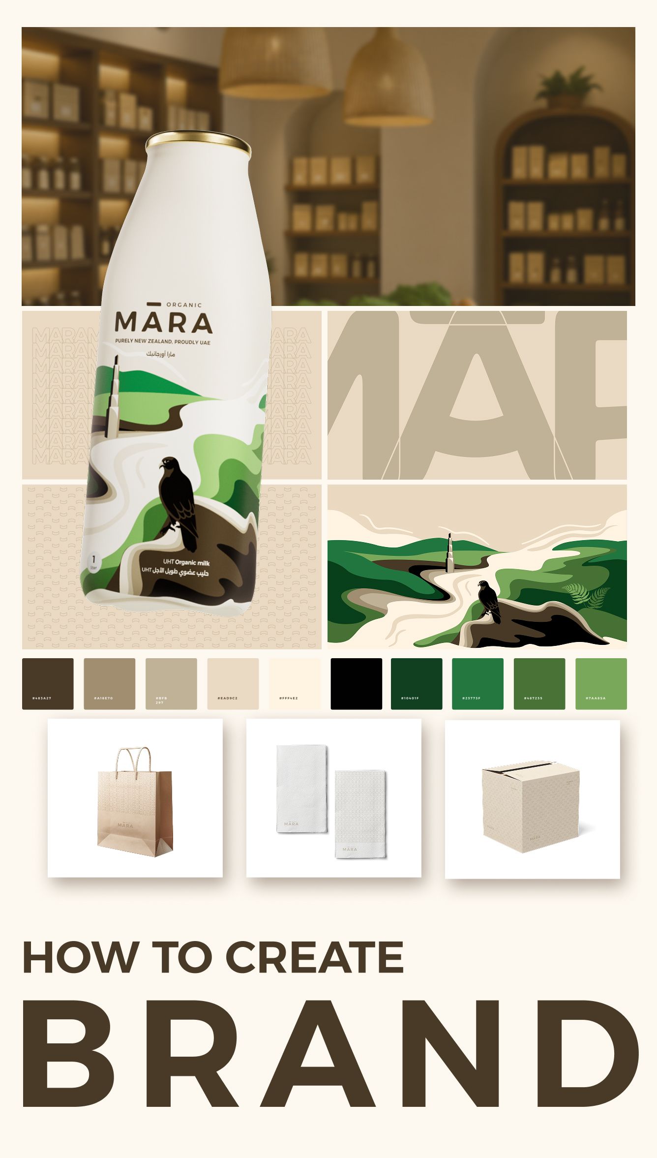 Premium Milk Branding & Packaging Design for a Family Dairy Brand