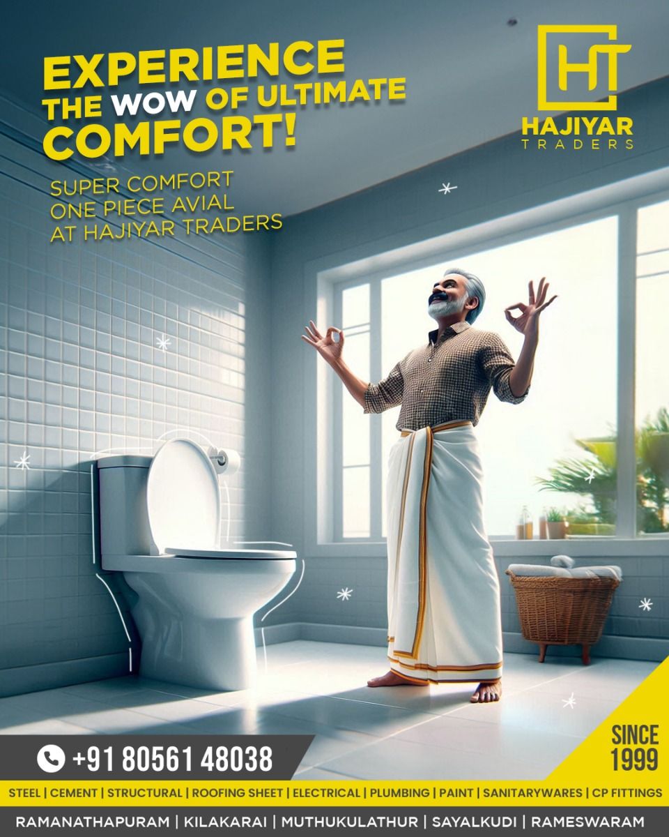 Innovative AI-generated creative ads and posters for construction materials.