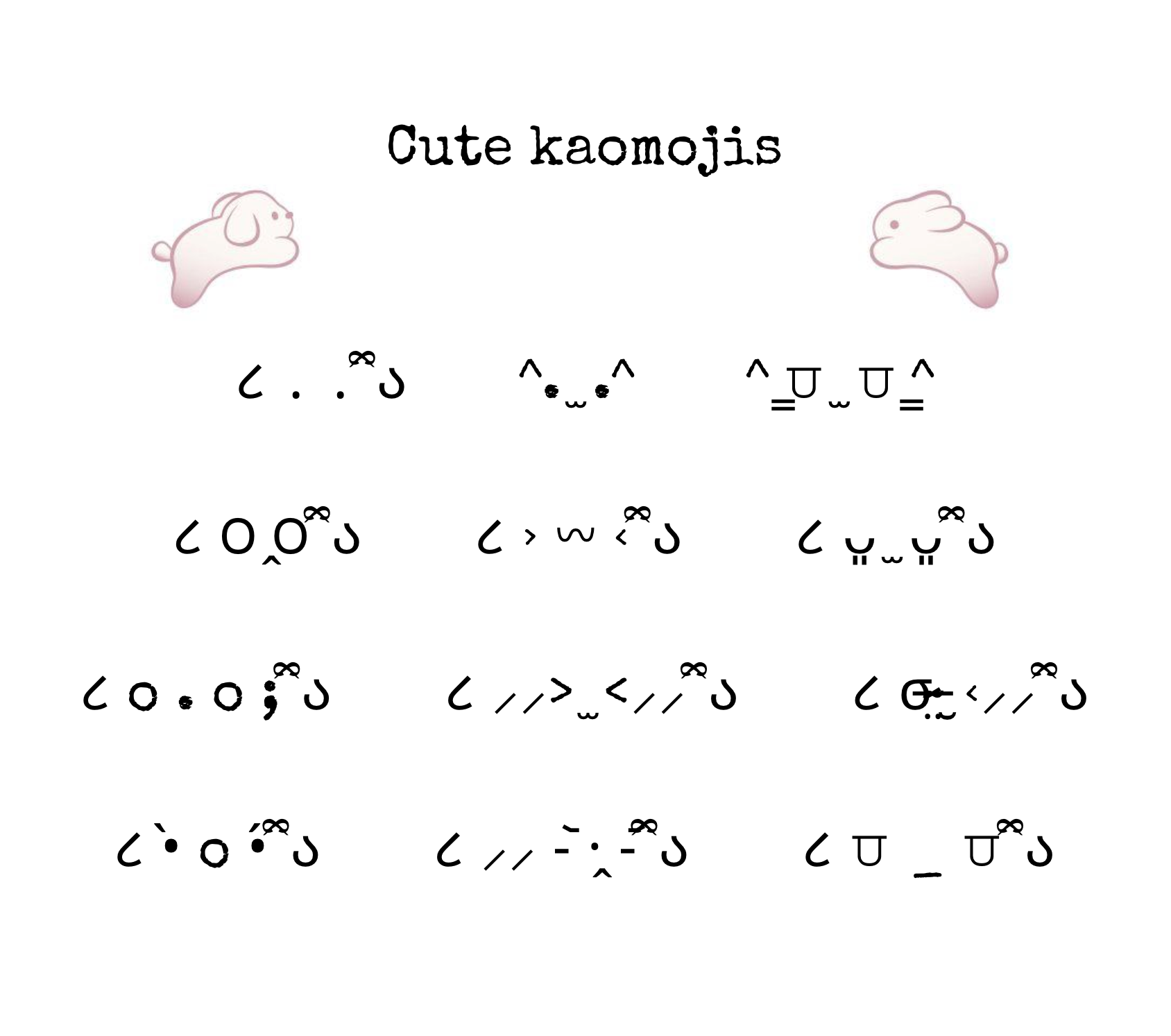 82 kaomoji ideas to save today – Pinterest