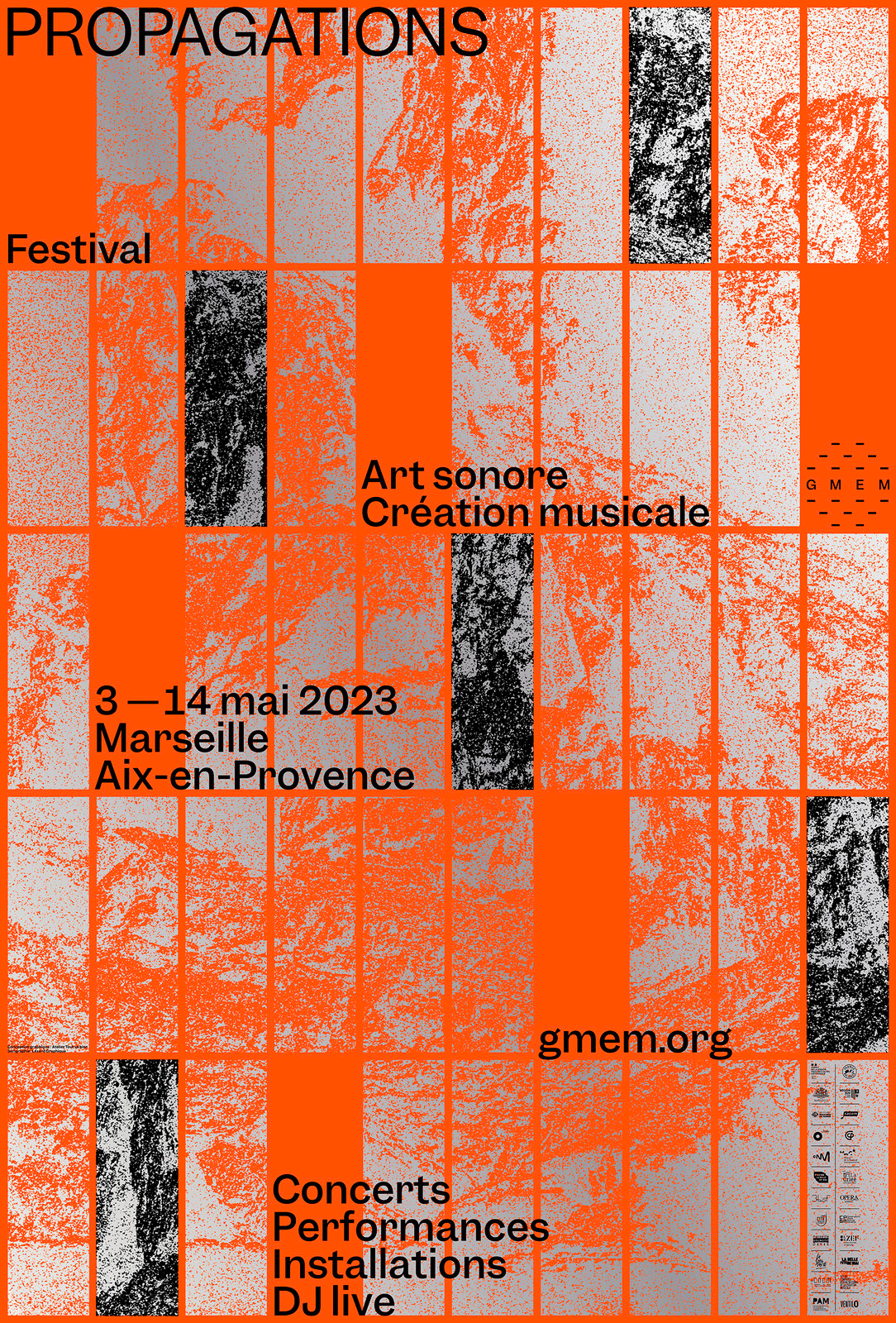 “Propagations 3”, 2023, by Atelier Tout va bien – typo/graphic posters