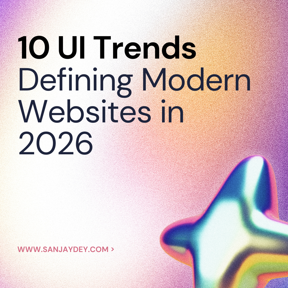 UI Design Trends 2026: The Future of Web Experiences