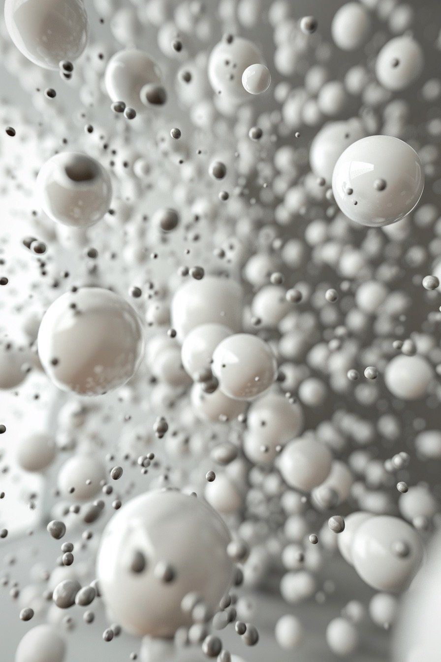 Minimalist 3D Printing AI Art – Textured Elegance in Grey – AiFuture