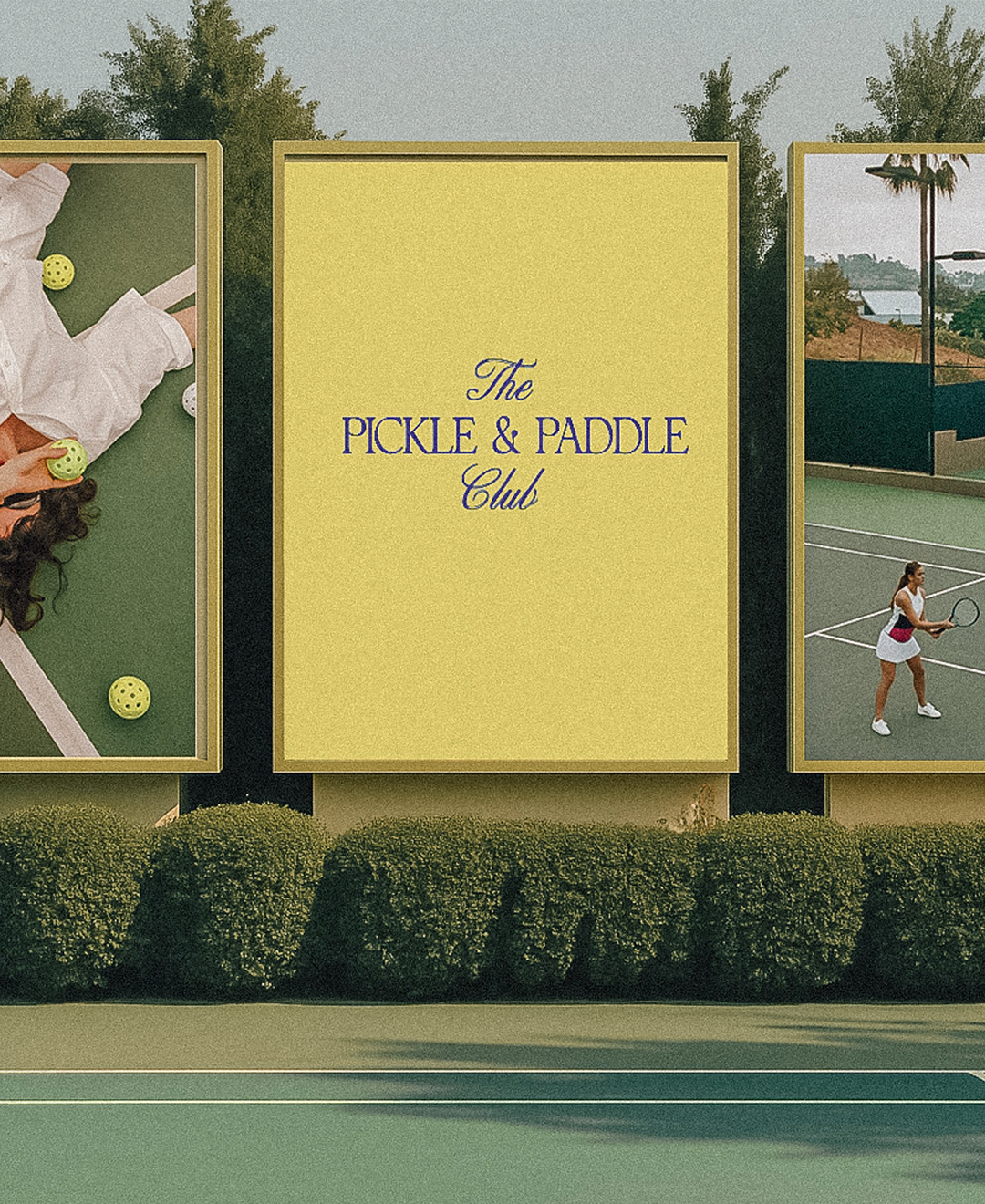 Hoardings// The Pickle & Paddle Club