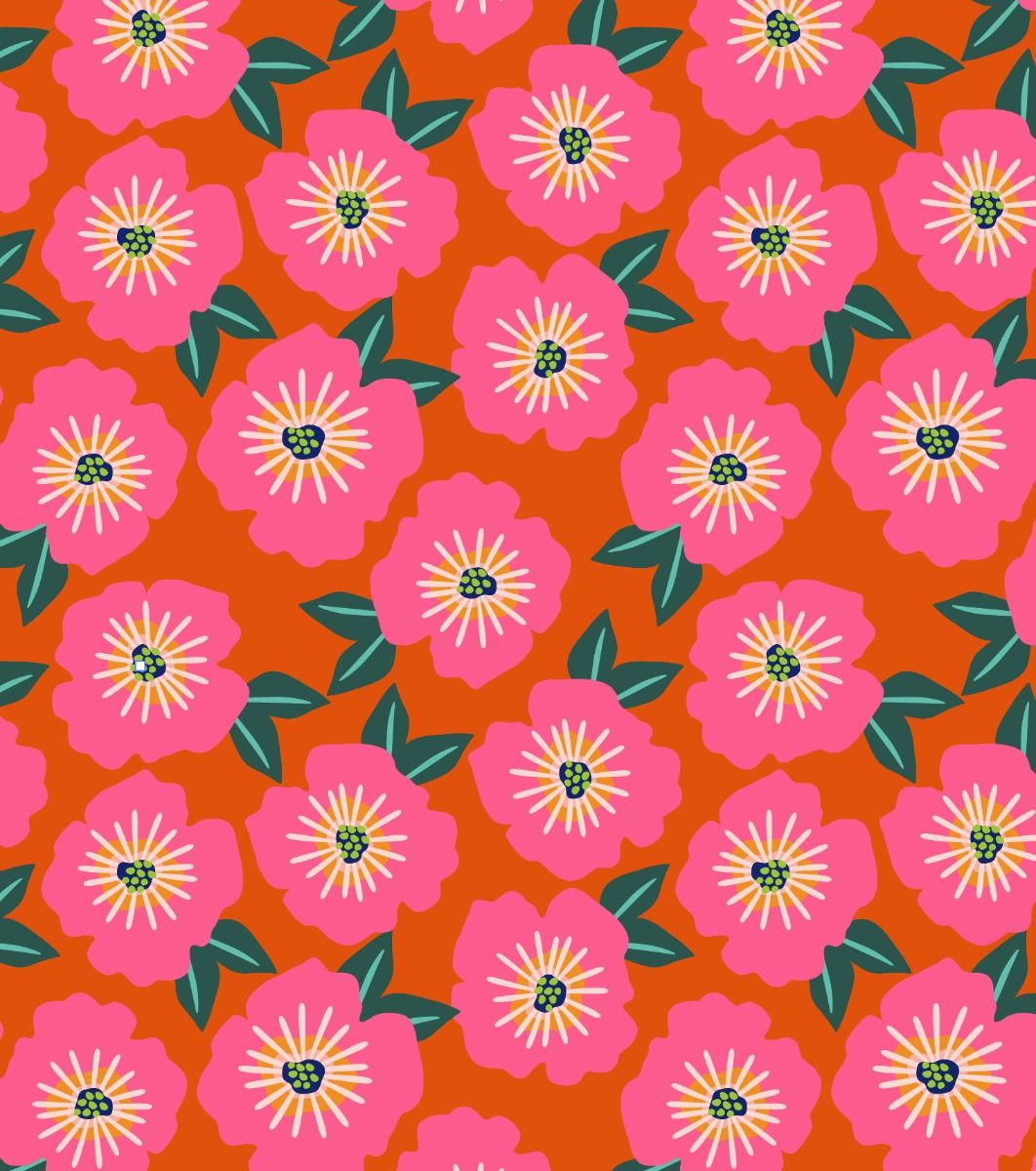 Floral design pattern illustration
