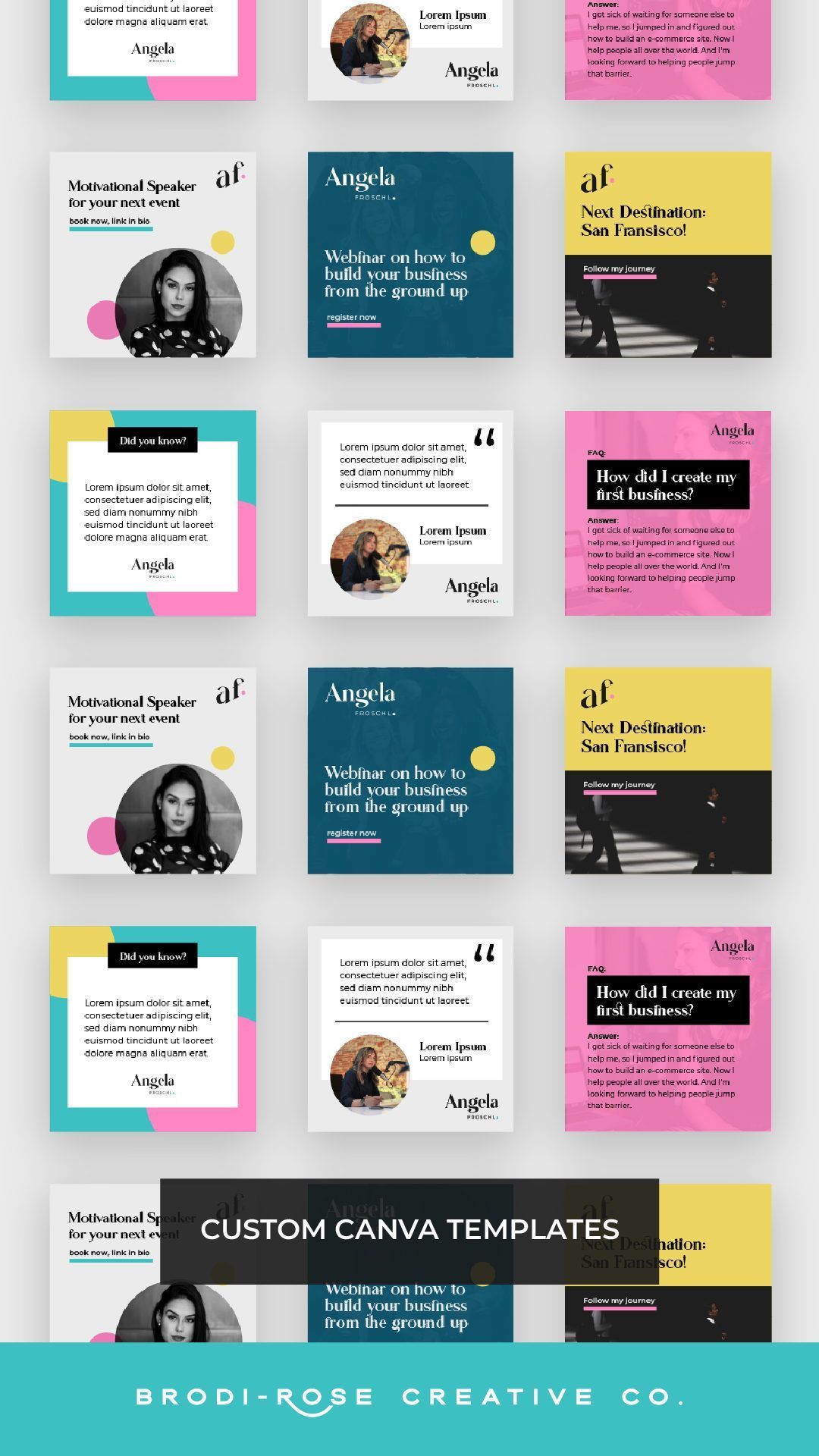 Dynamic Social Media Templates for Motivational Coaches & Speakers