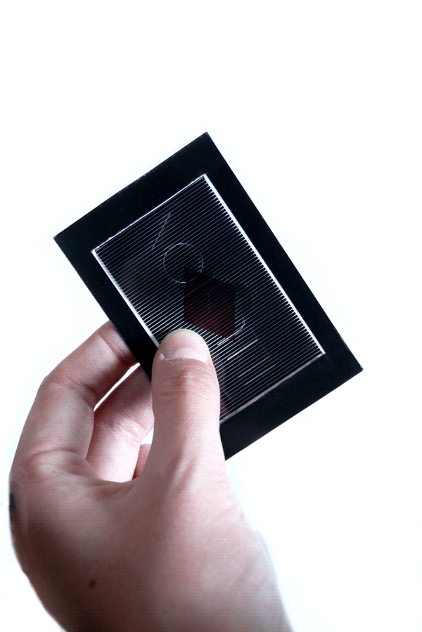 Optical Illusion – Business card – Servane Beghin