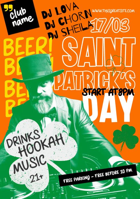 Saint Patrick’s Day Event Party
