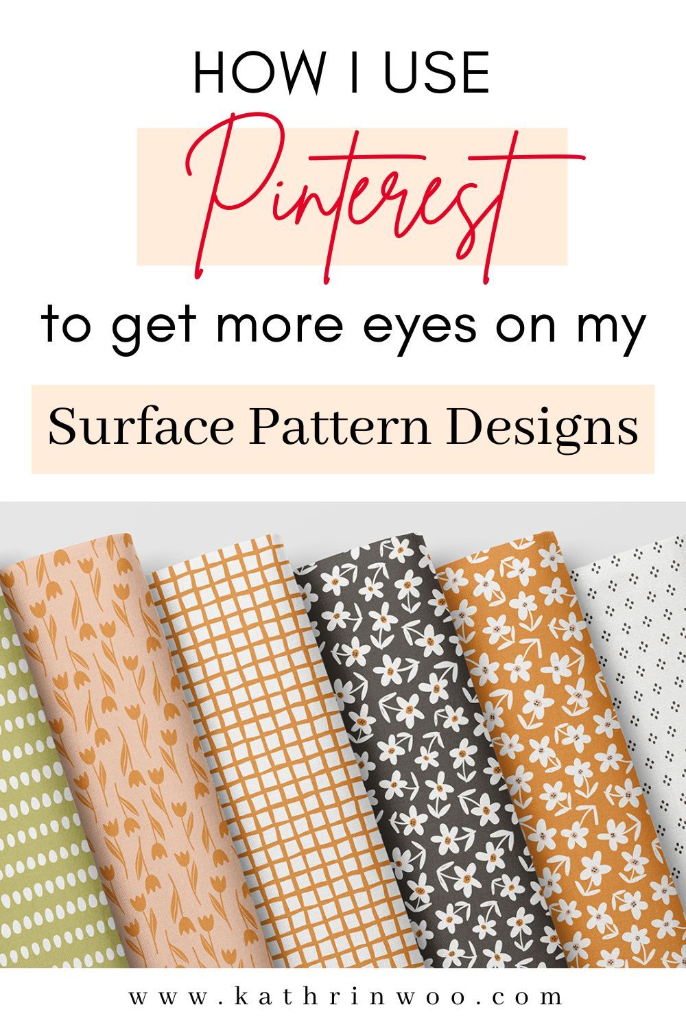 How I Use Pinterest to Grow My Surface Pattern Design Audience