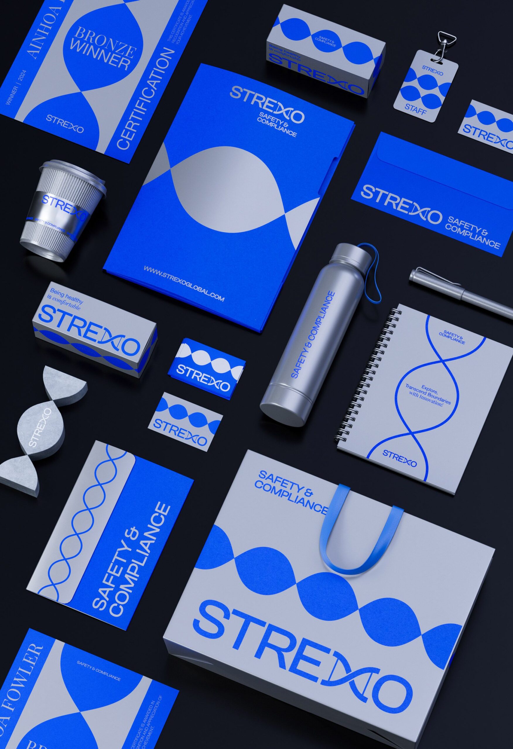 Strexo Medical Laboratory Brand Identity | by Mubariz Yusifzade and Parviz Cavadov