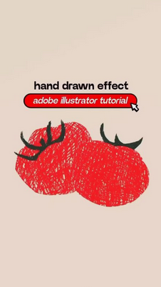 Crayon texture in Adobe Illustrator 🍅