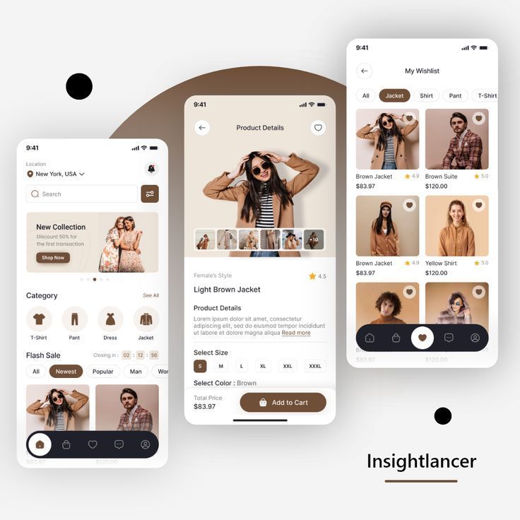 Stylish Clothing Store E-Commerce Mobile App Design | Figma & UX Inspiration