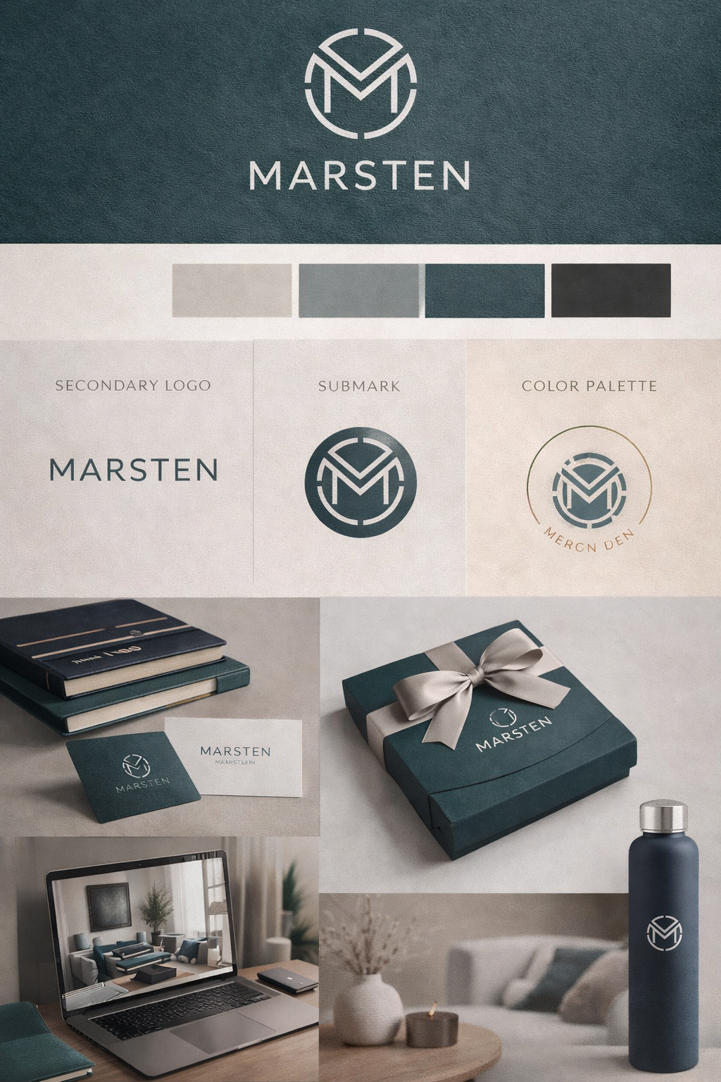 Luxury Brand Identity Design | Modern & Minimal Visual System