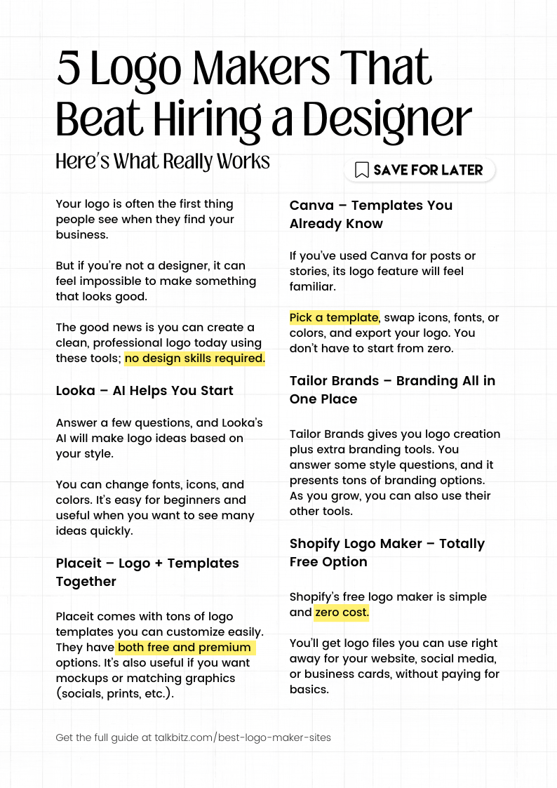 Designers Hate These 5 Logo Maker Sites (But You’ll Love Them)