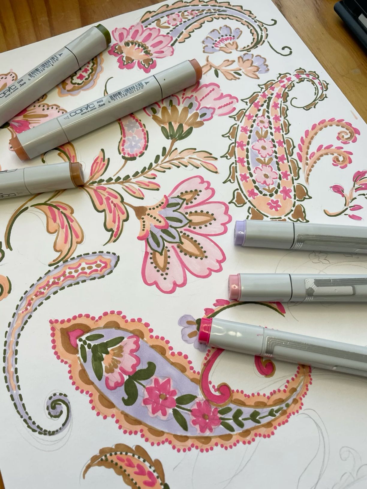 Paisleys in progress!