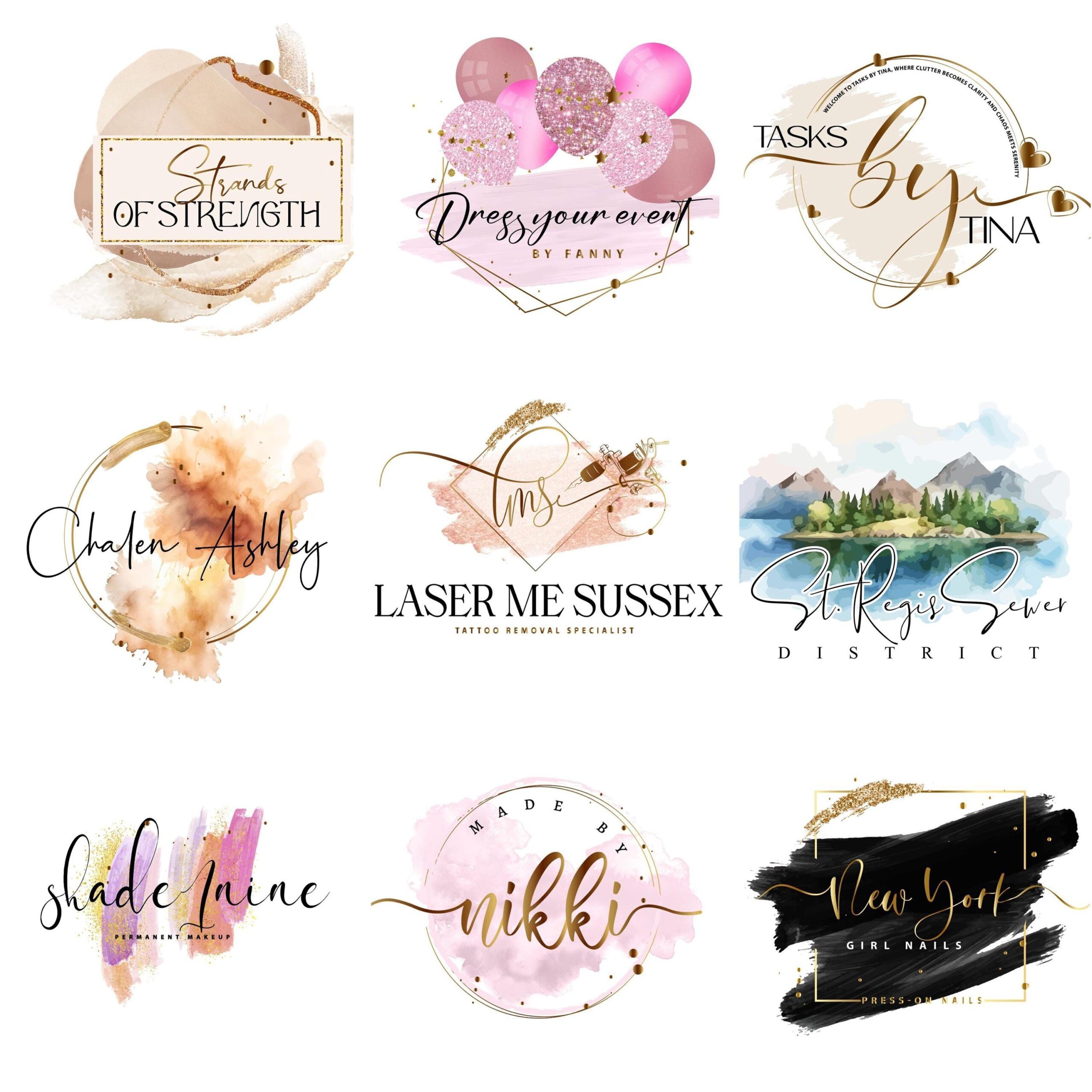 Custom Logo Design: Handmade Business Branding