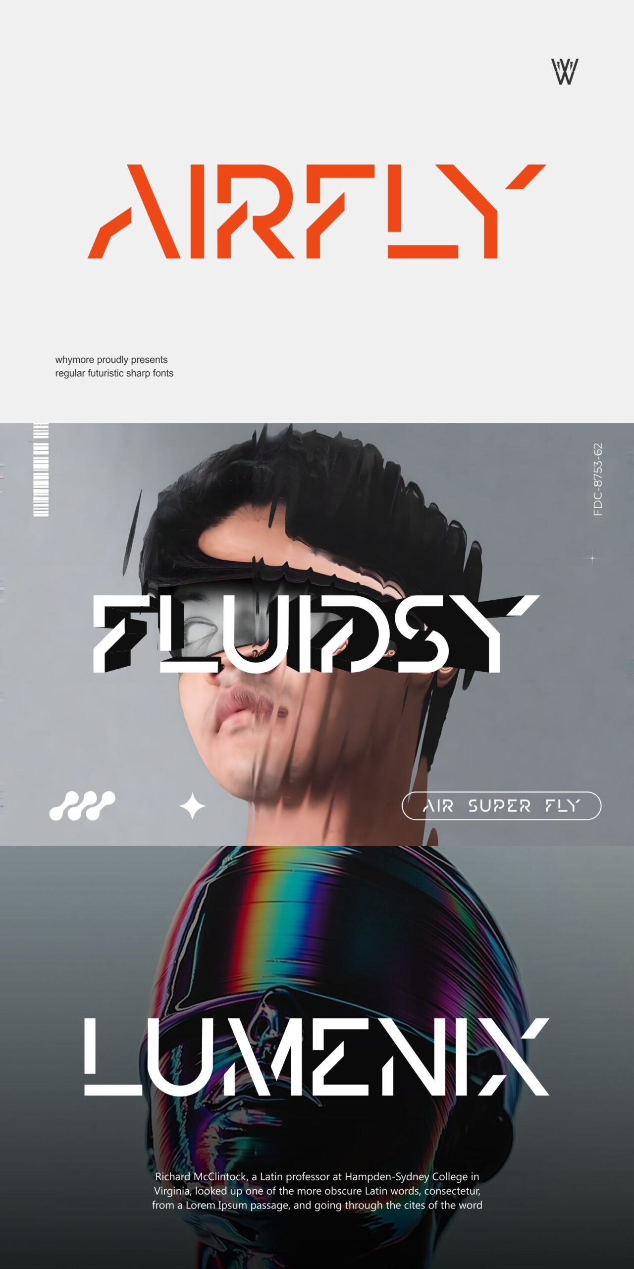 Airfly Futuristic Geometric Bold Display Font