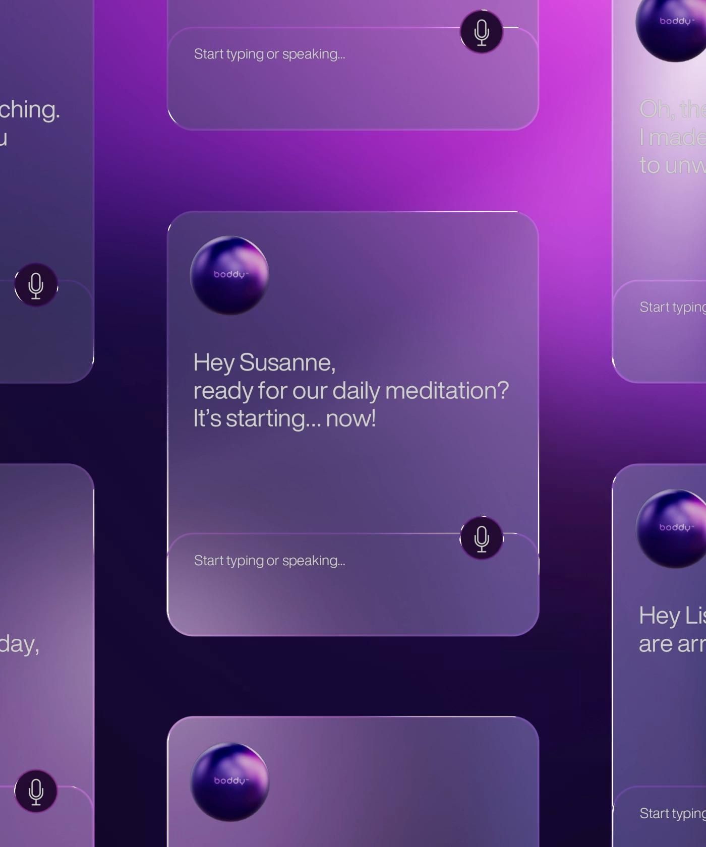 Boddy™ Concept Brand – 3D interface motion