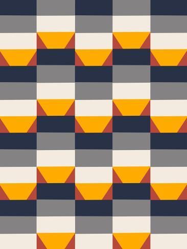 Art Print: Shifting Patterns by Marcus Prime : 12x9in