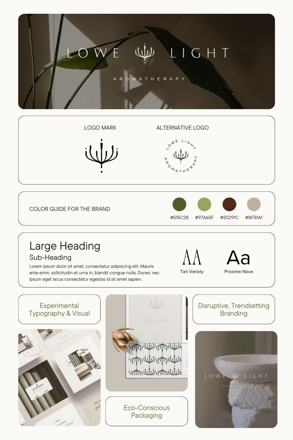 Luxury Wellness Branding Kit | Wabi-Sabi Lifestyle Brand Design Package