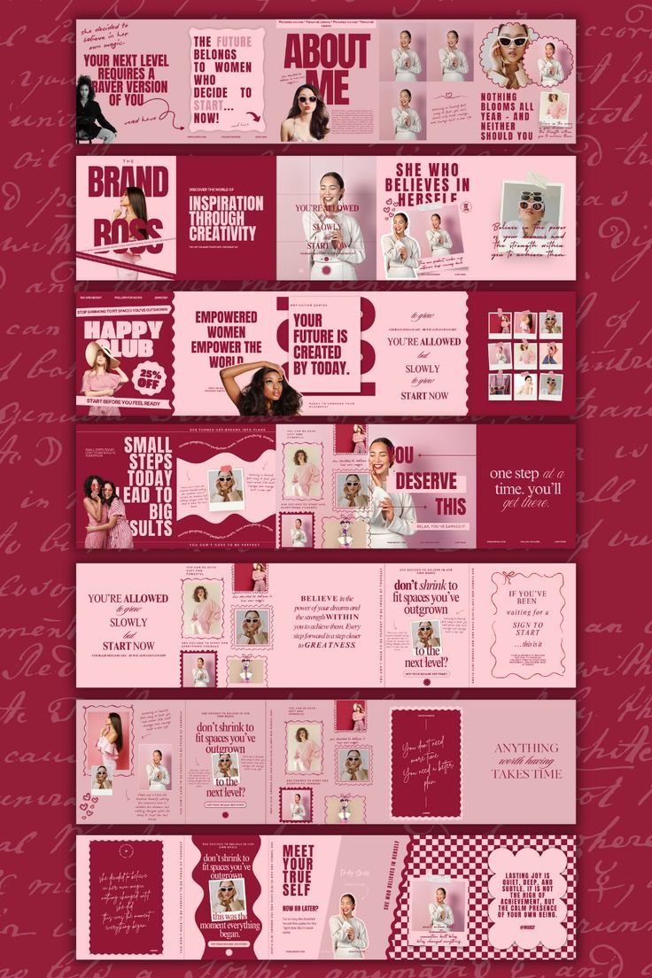 Viral Seamless Carousel Templates for Instagram | Canva Editable