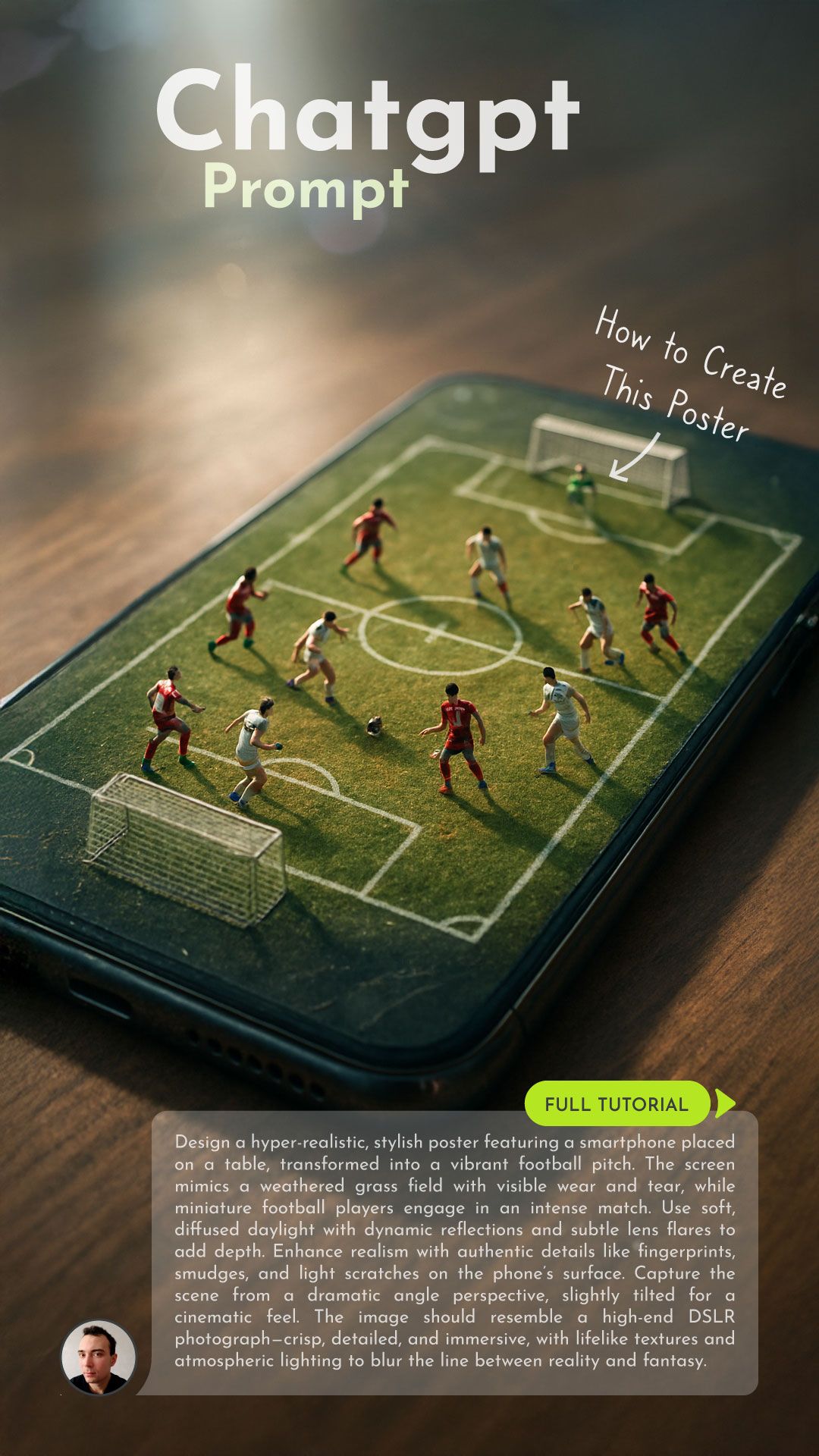ChatGPT Prompt: Soccer on Your Smartphone