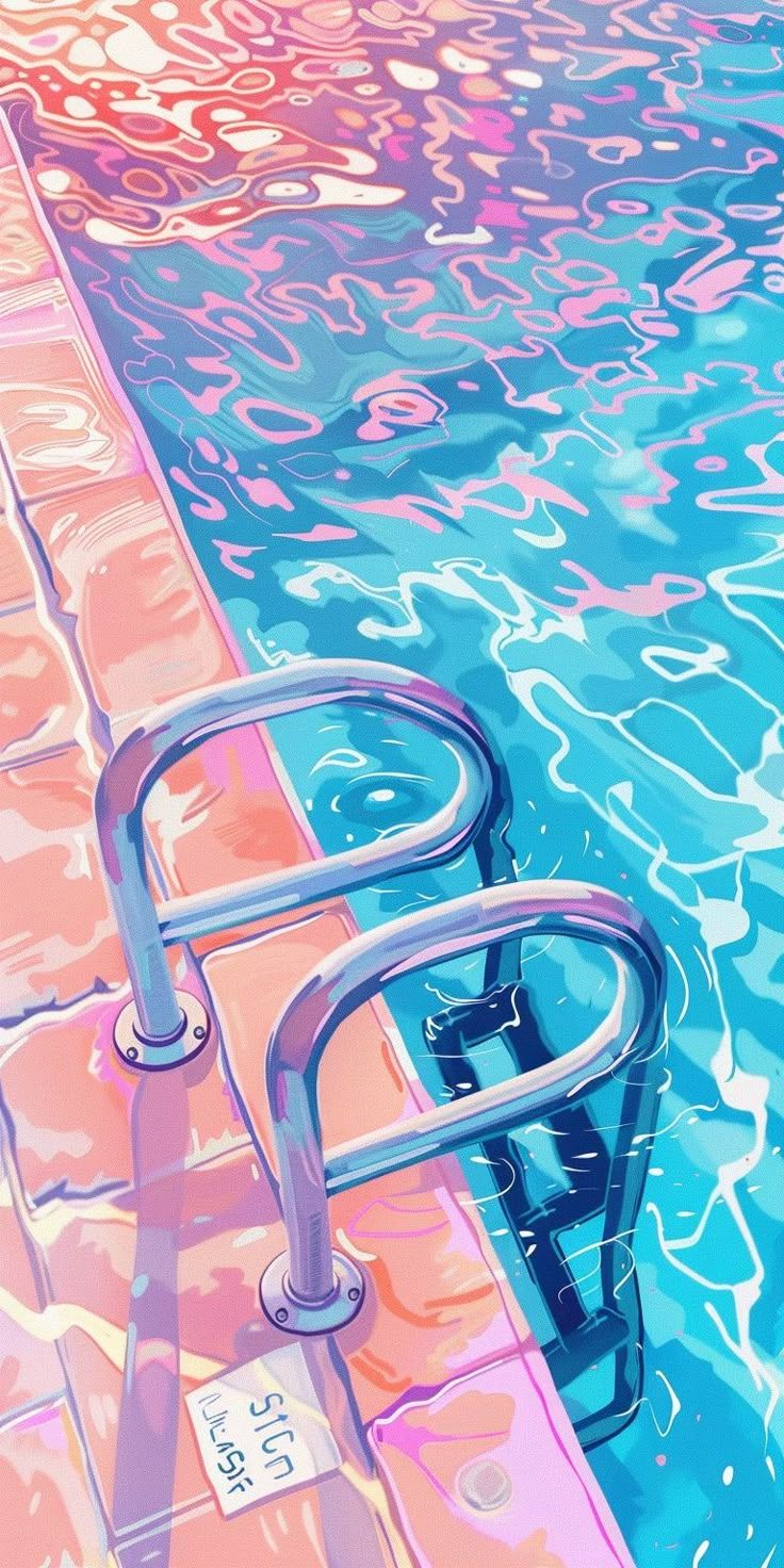 Swimming pool wallpaper
