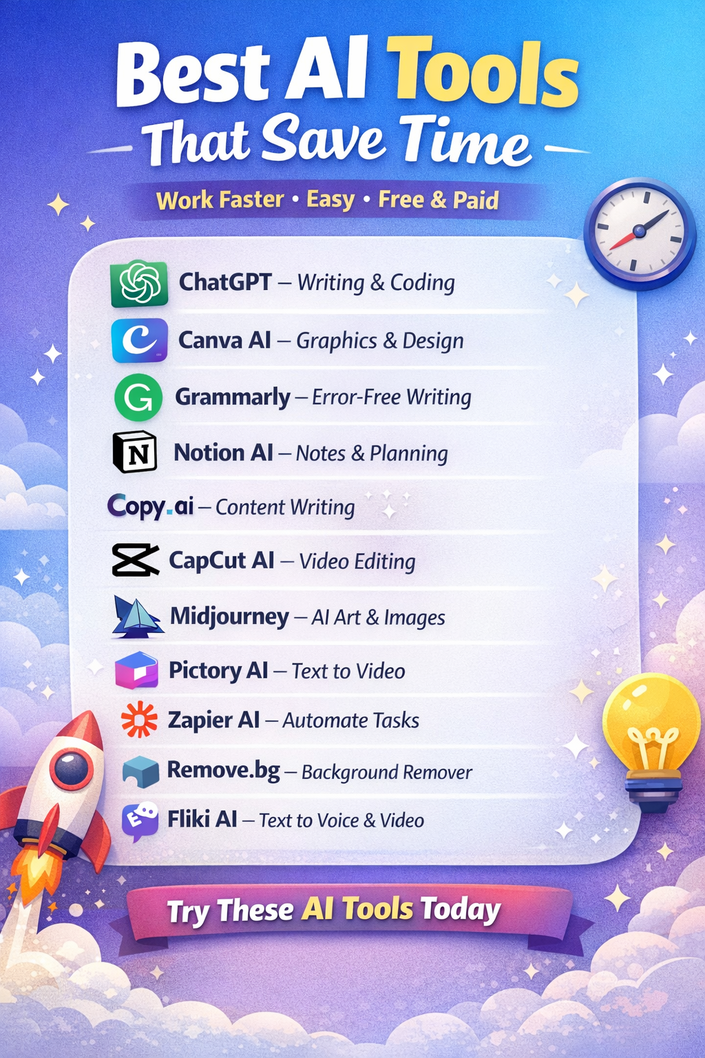 Top AI Tools to Work Faster in 2026