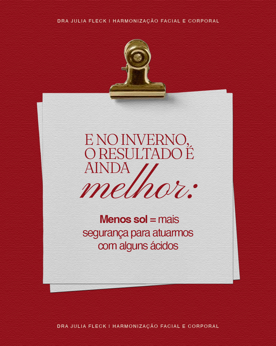 Design de Post | HOF | Feed Harmonização Facial | Social Media