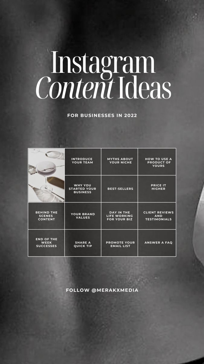 Instagram Content Ideas for Business